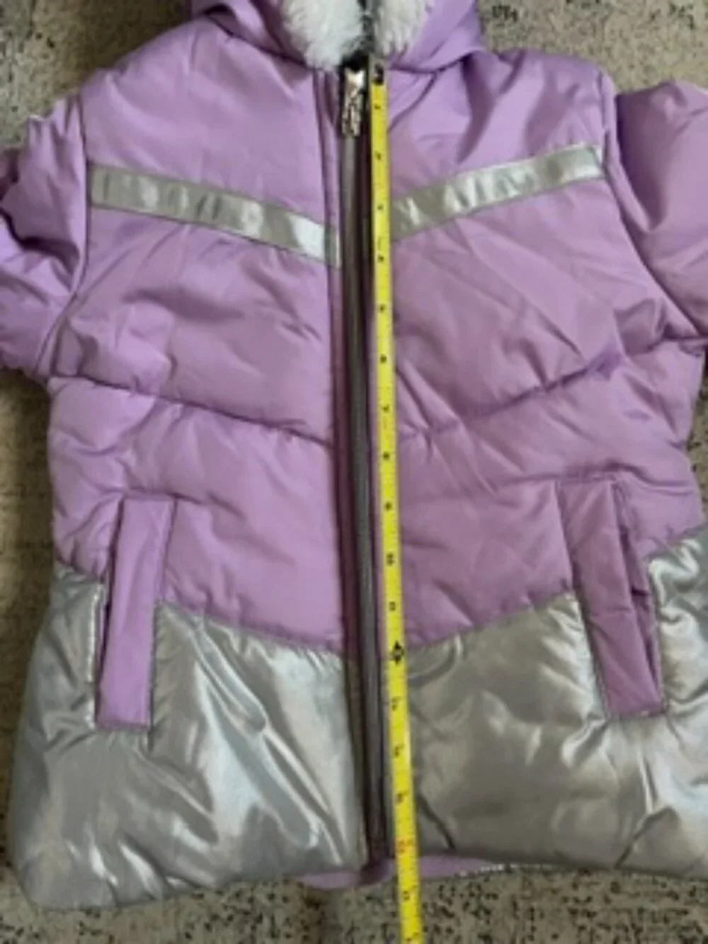 🧡3/$15 London Fog Snow Puffer Jacket Girls M (5-6)